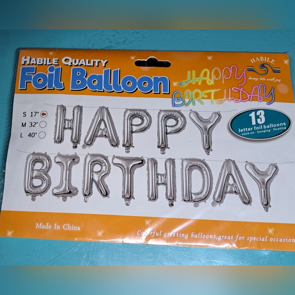 Happy Birthday Foil Balloon